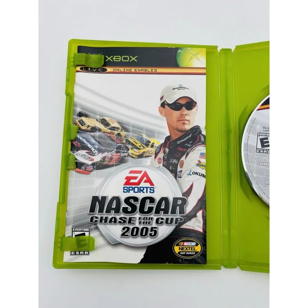 NASCAR 2005: Chase for the Cup (Original Xbox) CIB COMPLETE TESTED WORKS VG